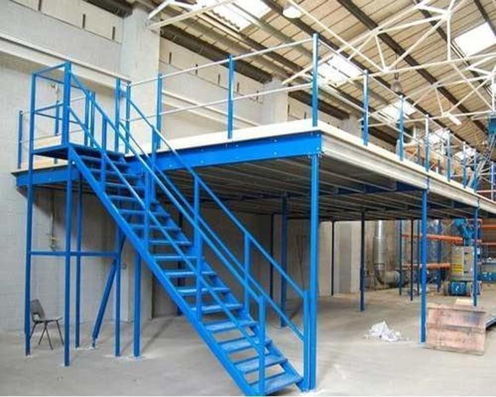Slotted Double Decker Mezzanine Floor Heavy Duty Manufacturer In Sheohar